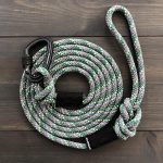 Reflective Rock Climbing Rope Dog Leash with Carabiner Clip