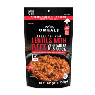 Trail Industries | Omeals | Lentils with Beef