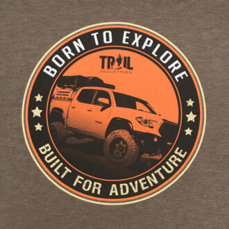 Trail Industries Jeep Born to Explore Graphic T Shirt