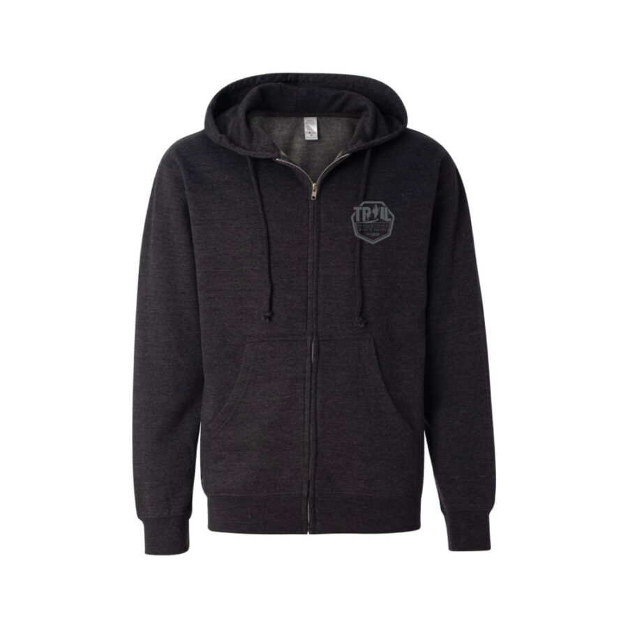 Trail Industries dark grey hoodie