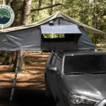 OVS Nomadic 2 Extended Roof Top Tent - Dark Gray Base With Green Rain Fly & Black Cover