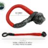 Trail Industries | Overland Vehicle Systems | Combo Pack Soft Shackle 5/8 in and Recovery Ring 6.25"