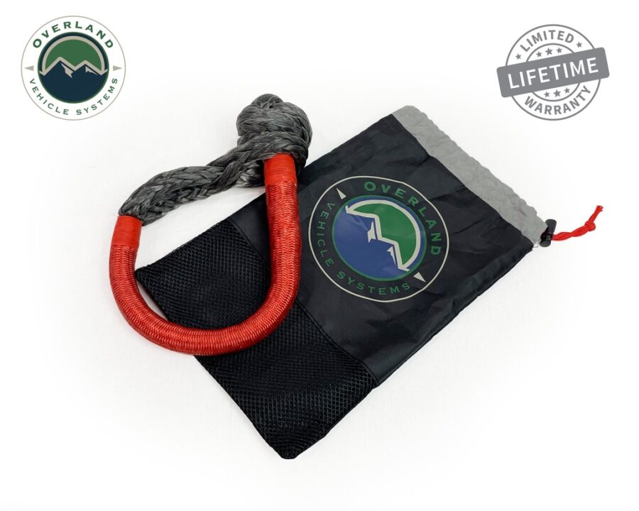 Trail Industries | Overland Vehicle Systems | Combo Pack Soft Shackle 5/8 in and Recovery Ring 6.25"