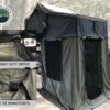 Trail Industries | Overland Vehicle Systems | Nomadic 4 Annex Green Base with Black Floor and Travel Cover