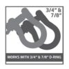 Trail Industries | SmittyBilt | Aluminum Winch Shackle