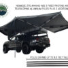 Trail Industries | OVS | Overland Vehicle System | Nomadic Awning 270 Driver Side Dark Gray Cover