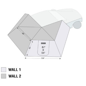 OVS Nomadic 270 LT Awning Wall 2 Passenger Side