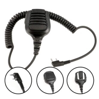 Trail Industries | Rugged Radios | Hand Speaker Mic Waterproof for Handheld Radios