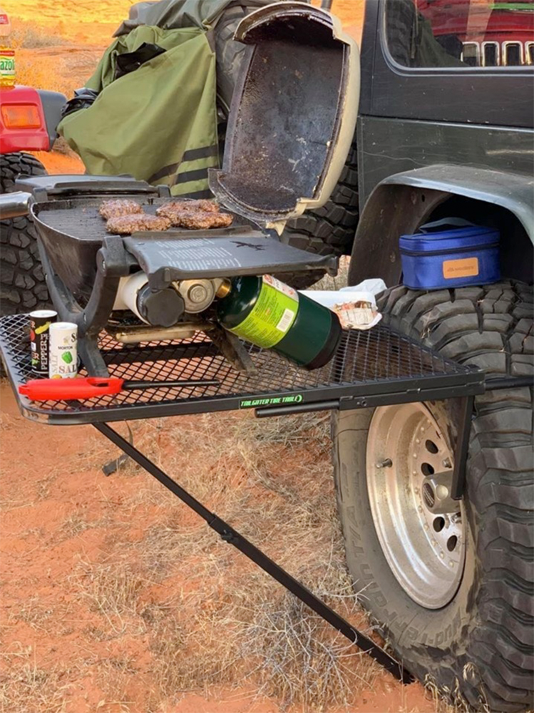 Trail Industries | Tailgater Tire Table | Aluminum