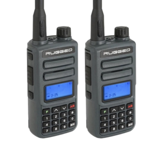 Rugged Radios 2-Pack GMR2 GMRS/FRS Handheld Radio