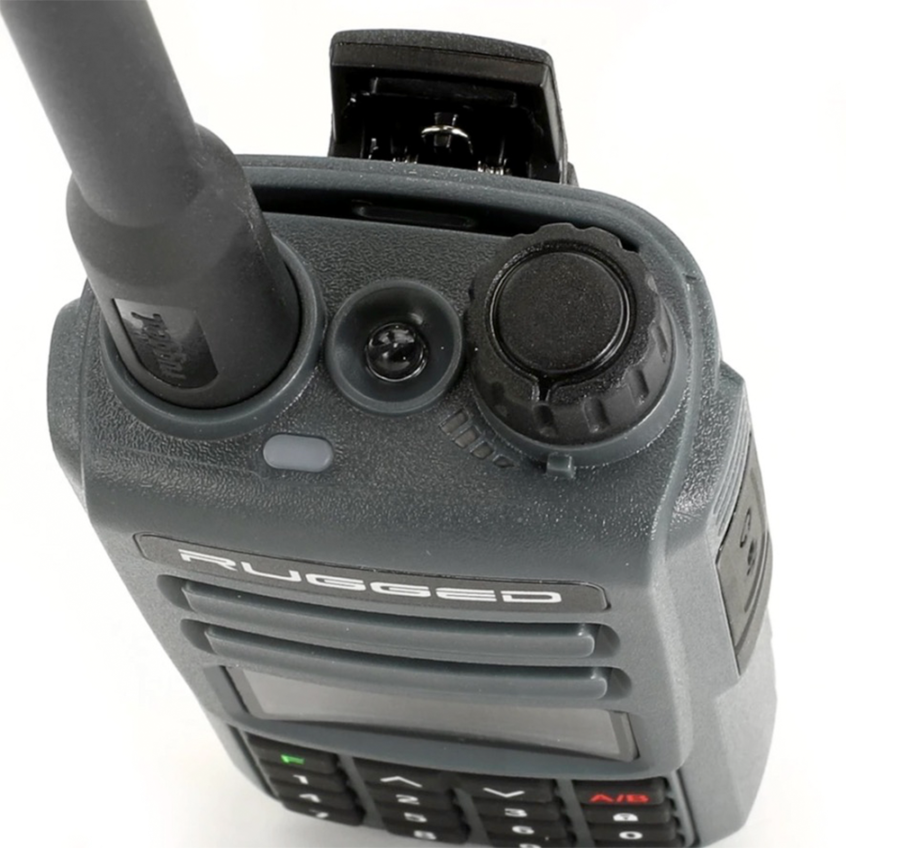 Rugged Radios 2-Pack GMR2 GMRS/FRS Handheld Radio top view