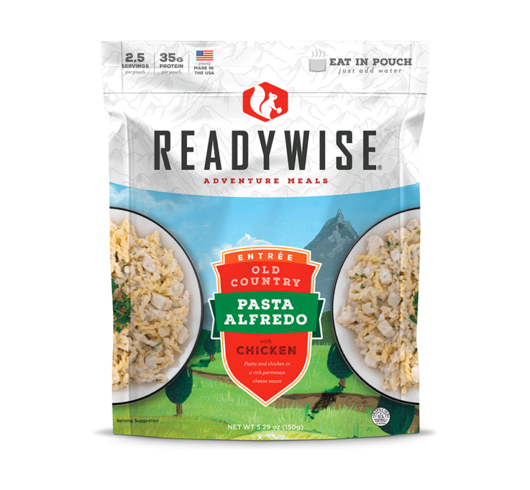 ReadyWise Old Country Pasta Alfredo With Chicken | Trail Industries