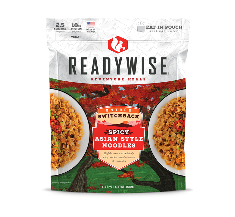 ReadyWise Switchback Spicy Asian Style Noodles | Trail Industries
