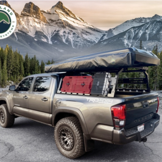 OVS Discovery Rack with Side Cargo Plates, With Front Cargo Tray System Kit Mid Size Truck Short Bed Application