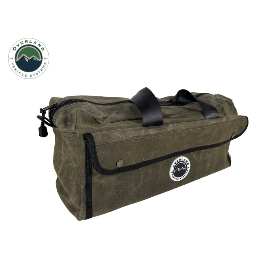 OVS Small Duffle Bag with Handle and Straps- #16 Waxed Canvas