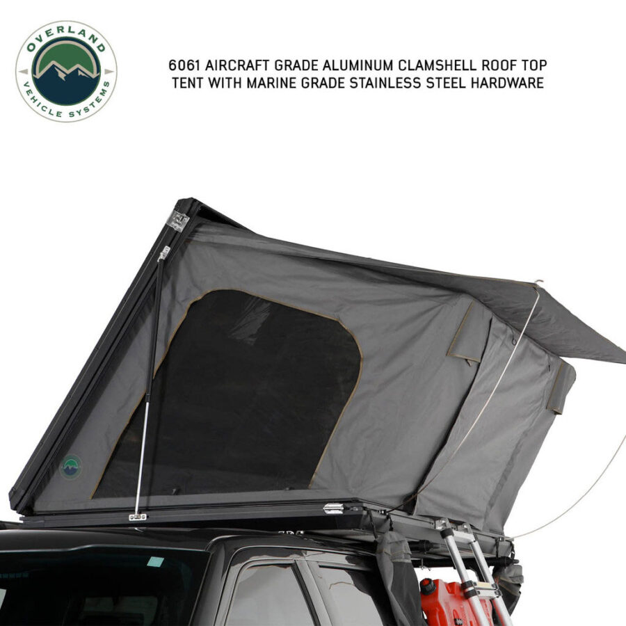 OVS Sidewinder Roof Top Tent open from side view