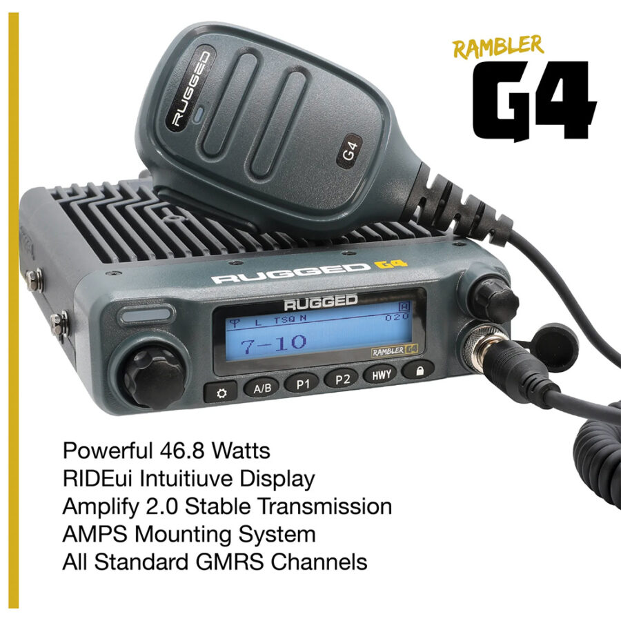 Rugged RadiosFord Bronco Two-Way GMRS Mobile Radio Kit G4