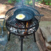 Outback Grills Explorer 300 Fire Pit/Grill cooking breakfast