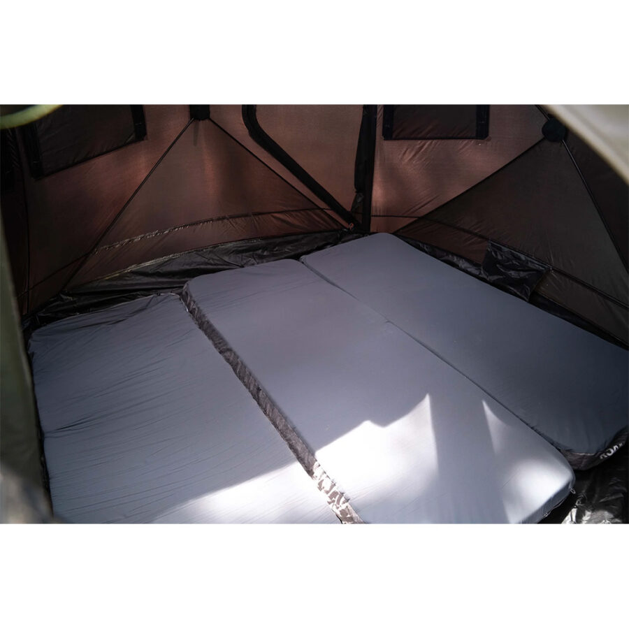 ROAM The Drifter Tent inside with pads